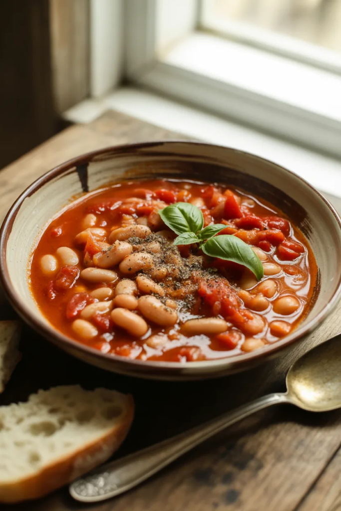 Simple Tomato and Bean Stew