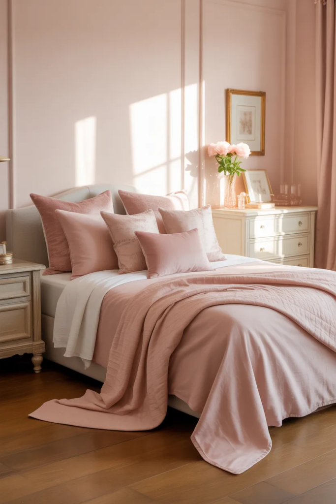 Soft Blush Color Palette for a Timeless Look - Girly Bedroom Ideas