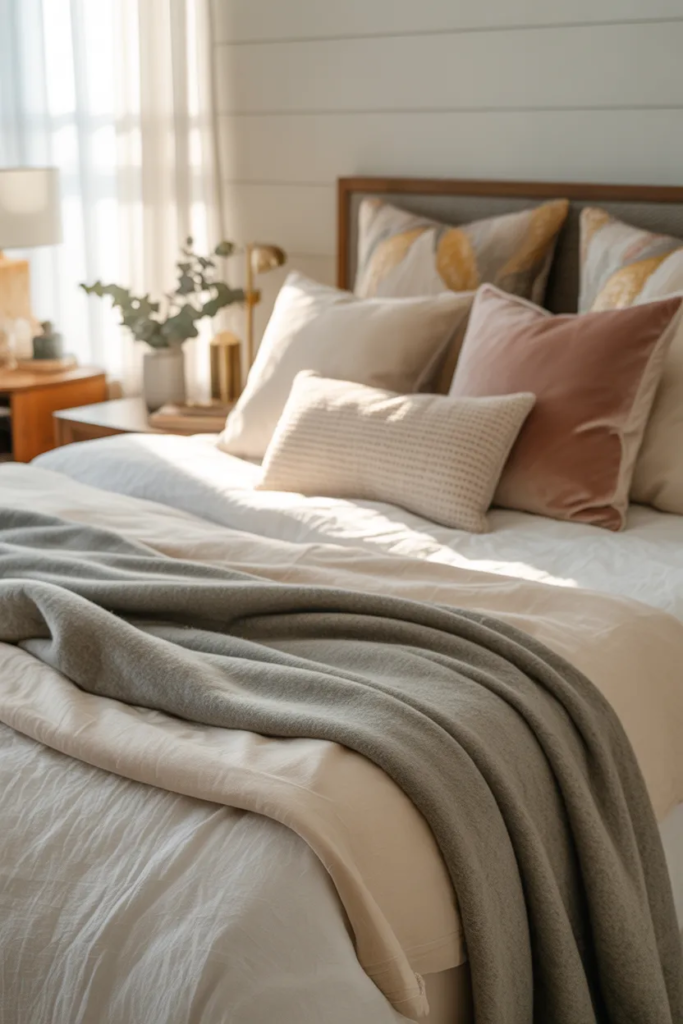 Layered Bedding for Comfort and Style
