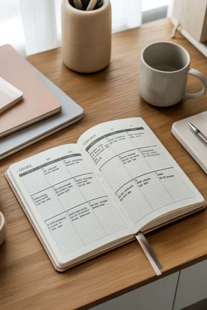 They Plan Their Time Intentionally