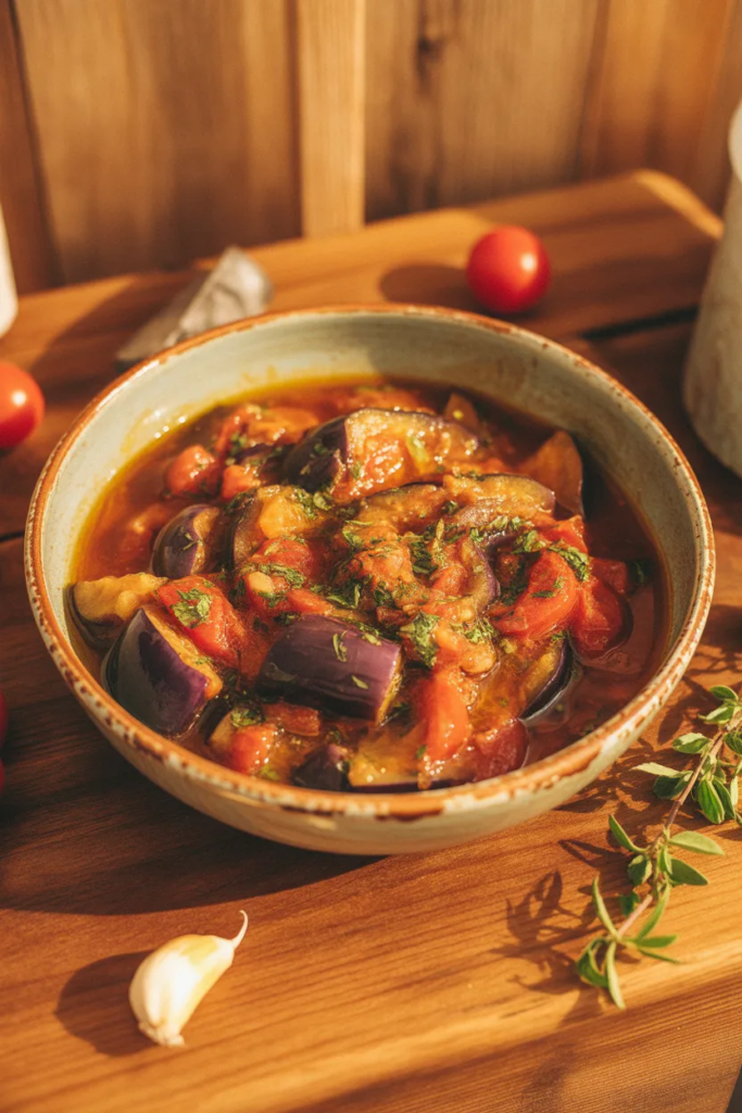 Mediterranean Eggplant and Tomato Stew