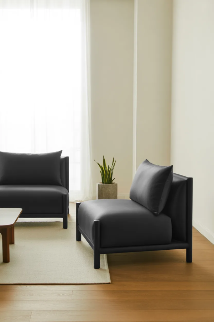 Matte Black Furniture as Statement Pieces