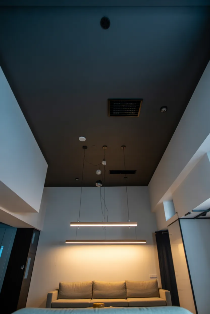Black Ceiling for Depth