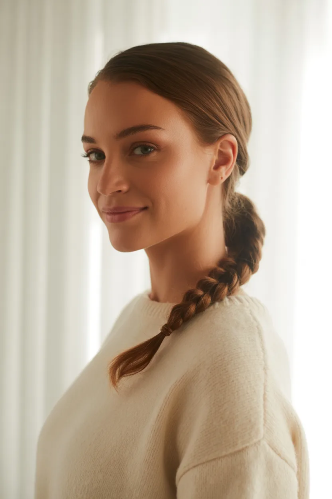 Braided Low Ponytail