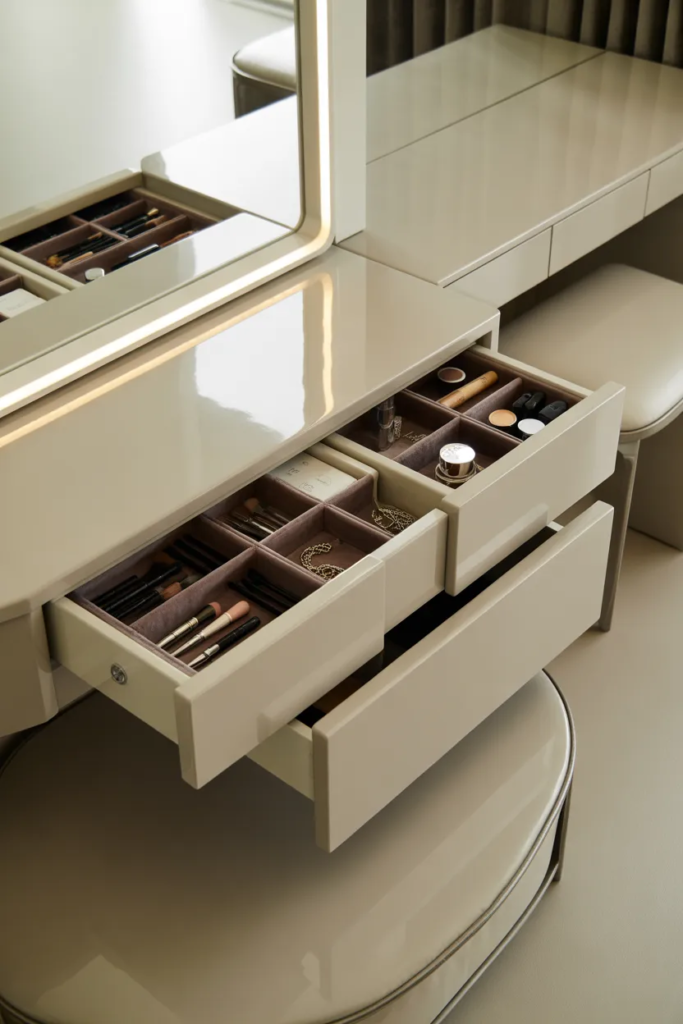 Dressing Table with Hidden Storage