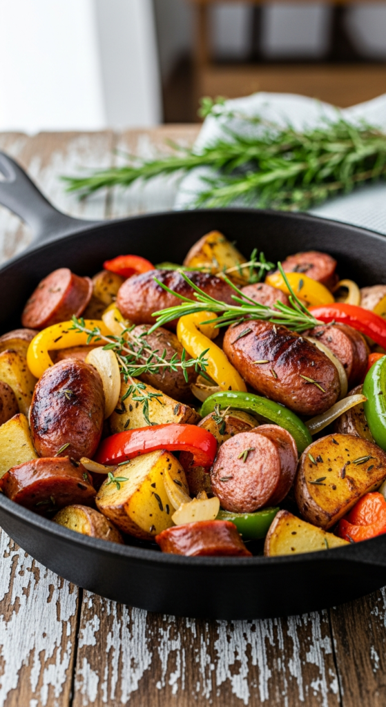 One Pot Sausage and Potatoes