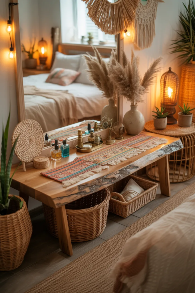 Bohemian-Style Dressing Table