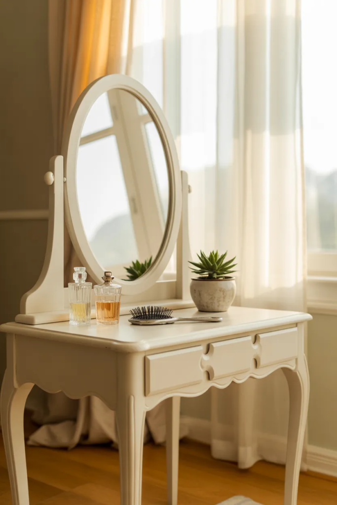 Dressing Table Near a Window