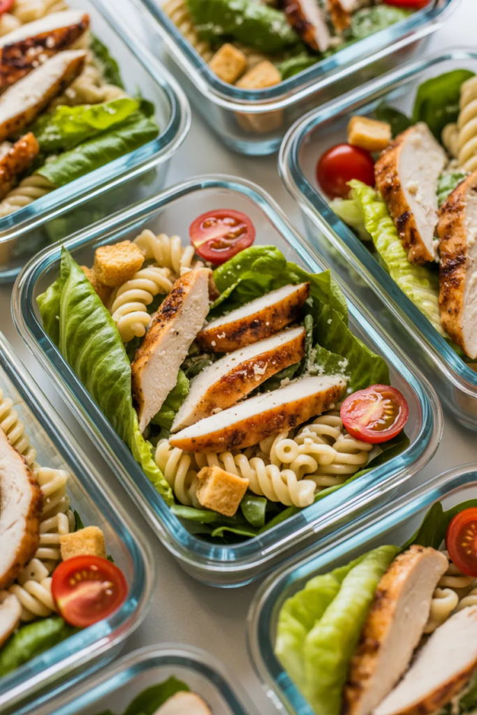 Chicken Caesar Pasta Salad