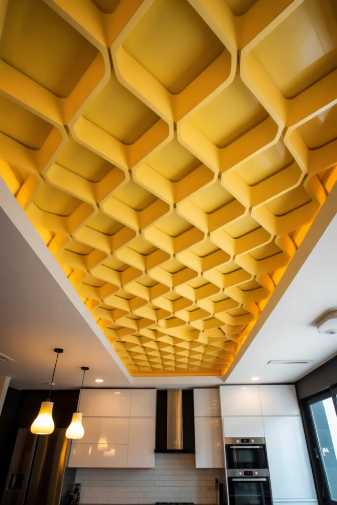 Yellow Ceiling Accents