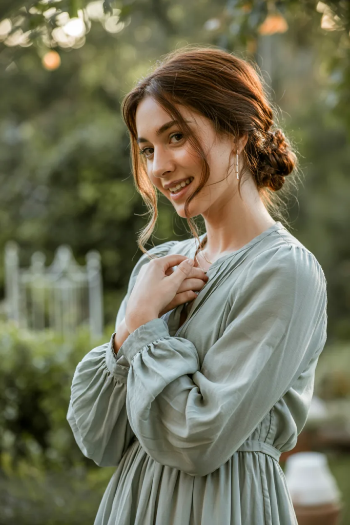 Romantic Loose Bun - Wedding Updo Hairstyles for Brides