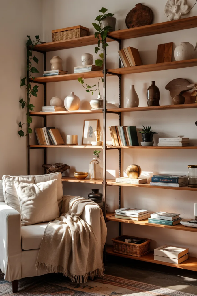 Balanced Open Shelving
