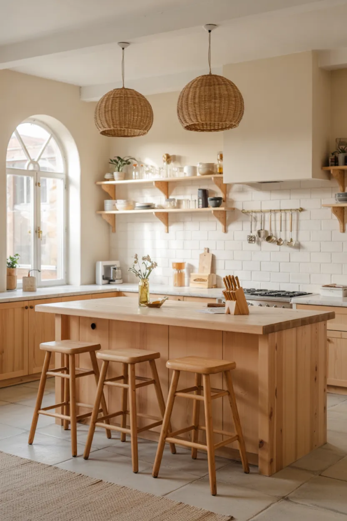 Wooden Kitchen Stools - Kitchen Stool Ideas