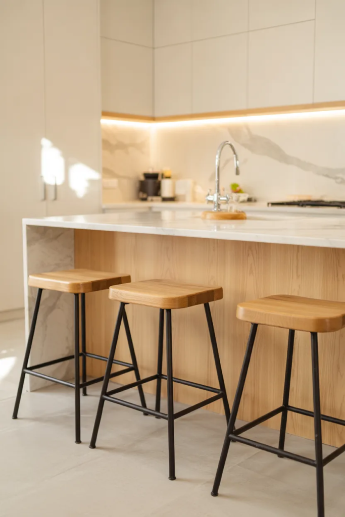 Backless Kitchen Stools