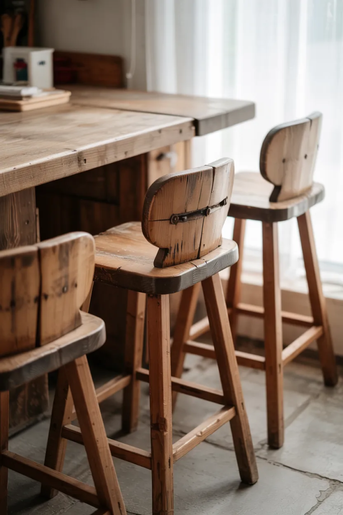 Rustic Farmhouse Stools
