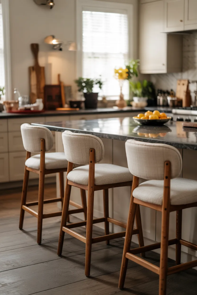 Low Counter Kitchen Stools