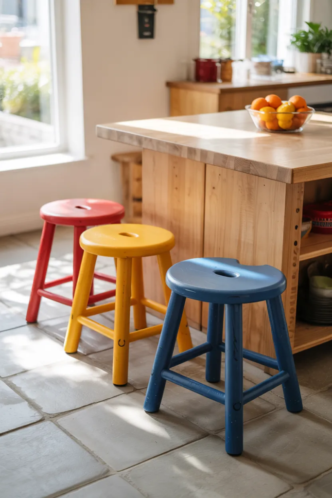 Kids-Friendly Kitchen Stools - Kitchen Stool Ideas