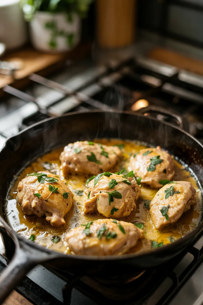Garlic Butter Chicken Skillet - 30 Minute Dinner Recipes