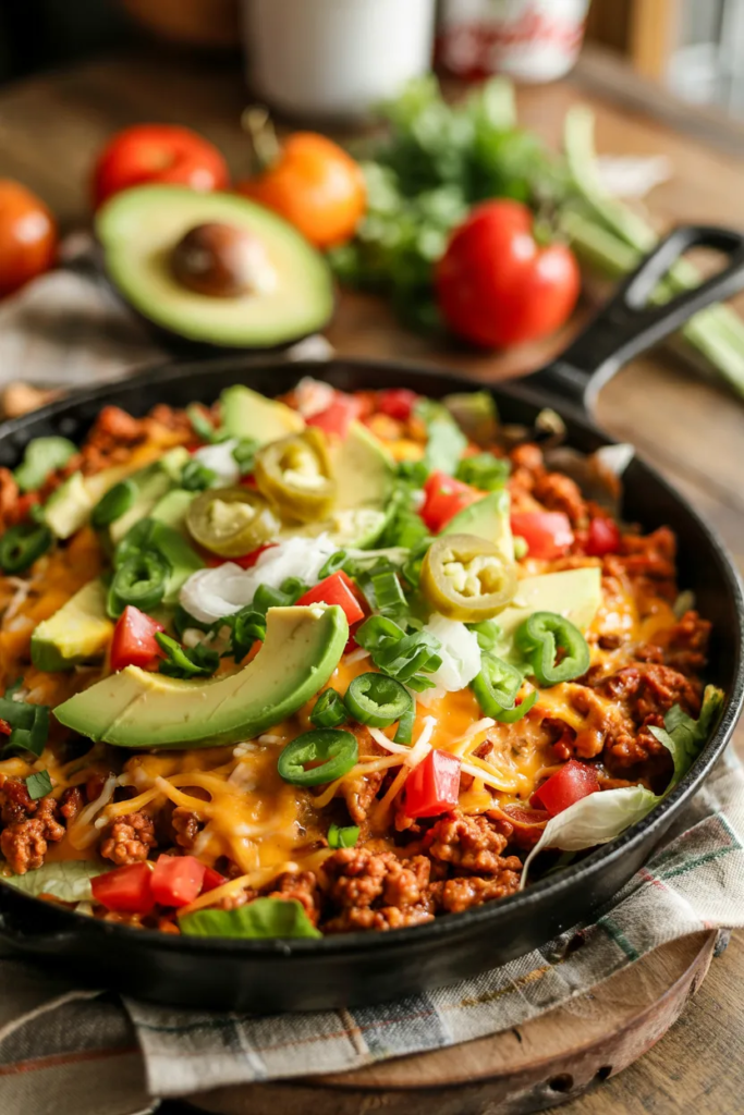 Turkey Taco Skillet