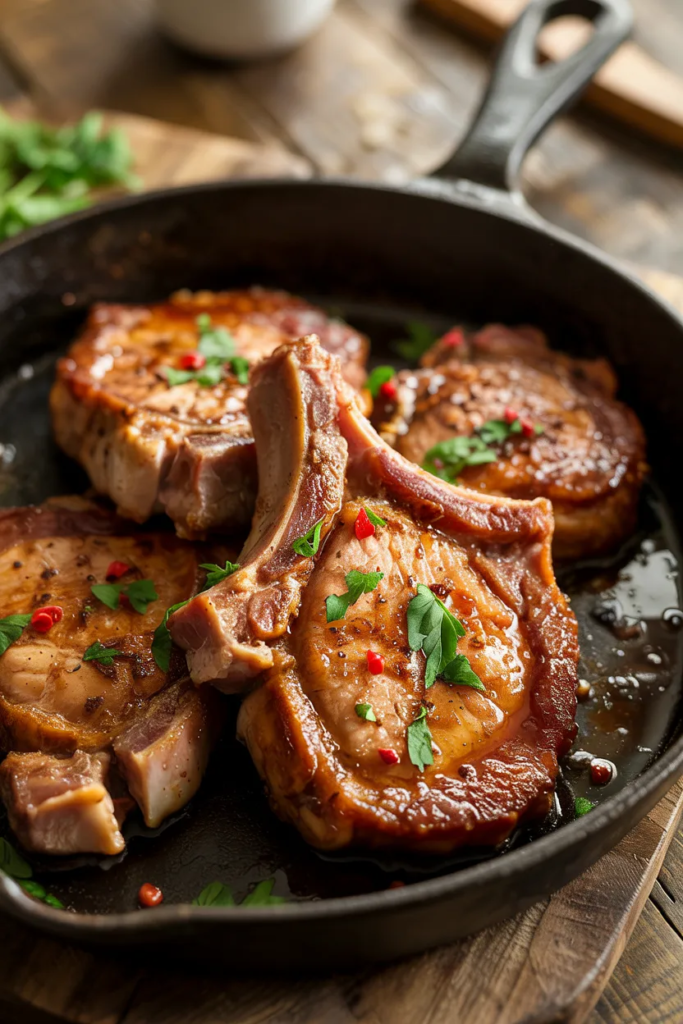 Honey Garlic Pork Chops