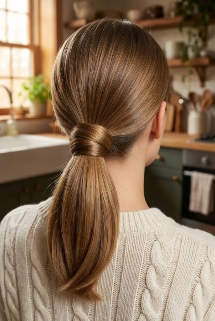 Wrapped Ponytail