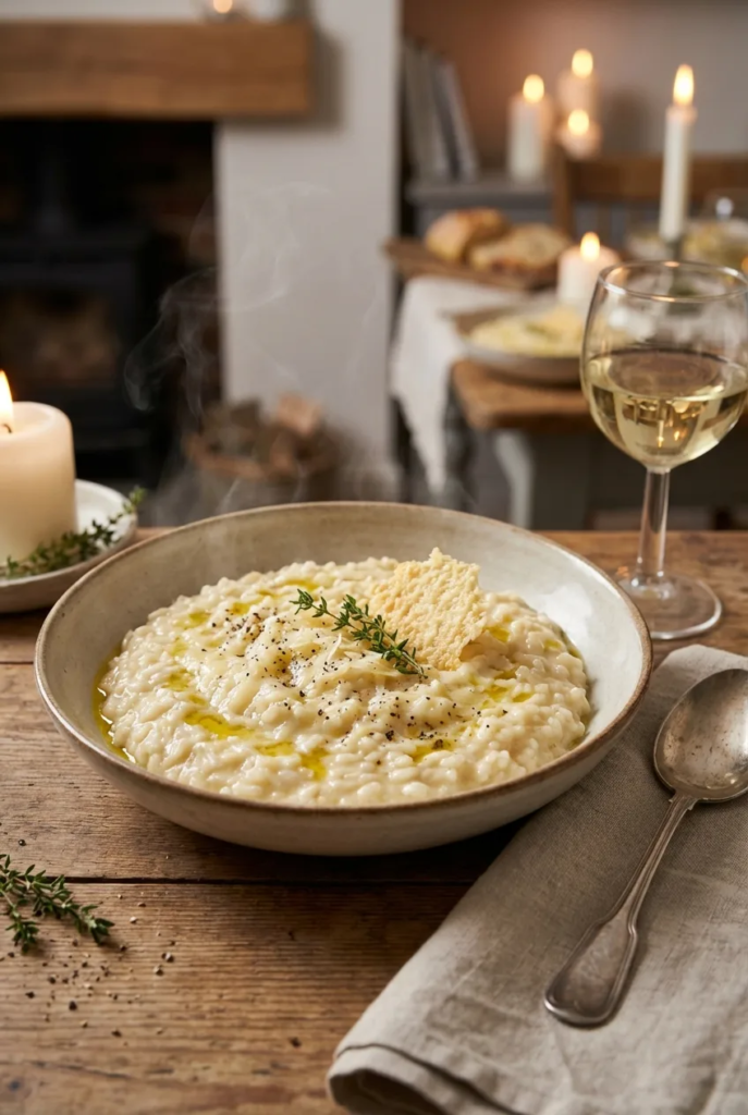 Creamy Garlic Parmesan Risotto - Gluten Free Dinner Ideas