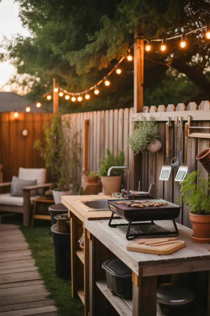 Budget-Friendly Outdoor Kitchen Setup