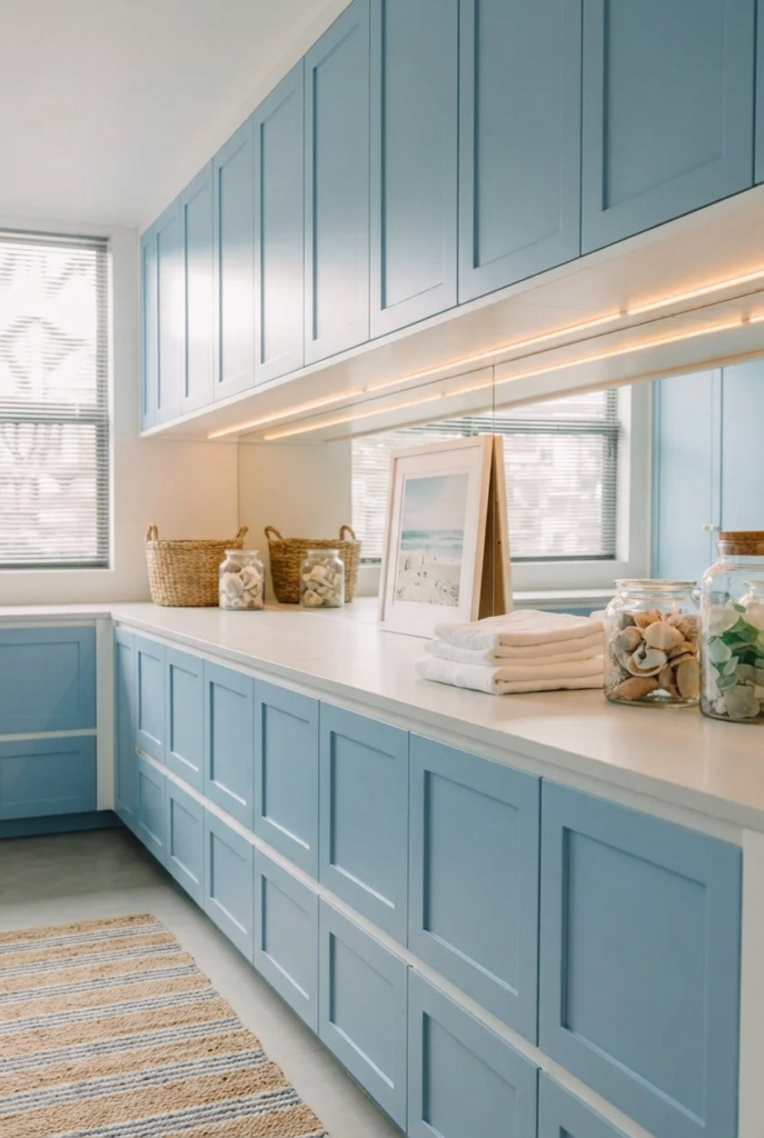 Light Blue Cabinets
