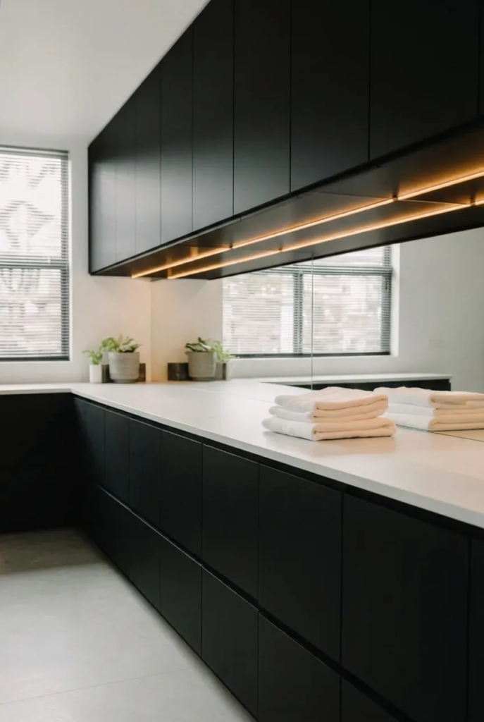Black Cabinets