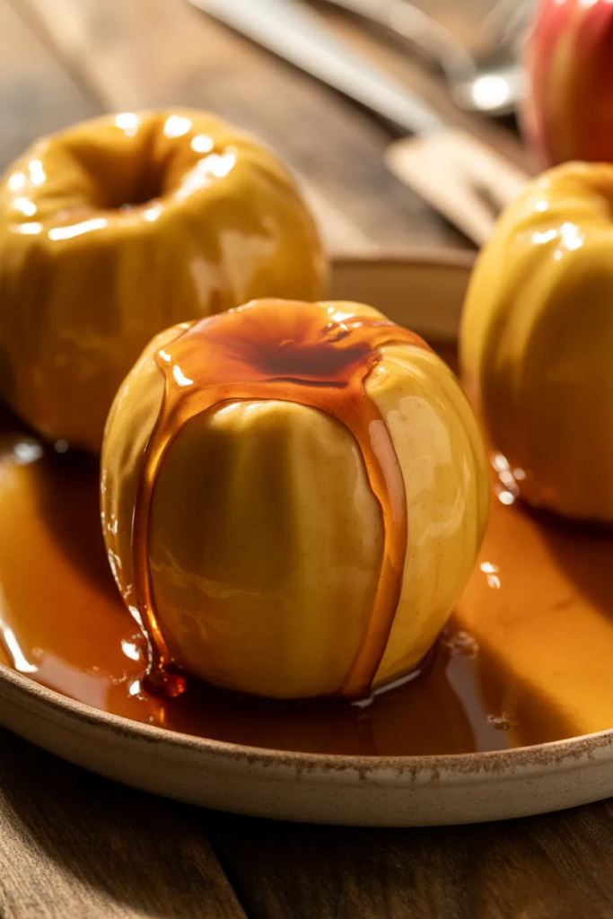 Baked Apples with Maple Syrup - Dairy-Free Dessert Recipes