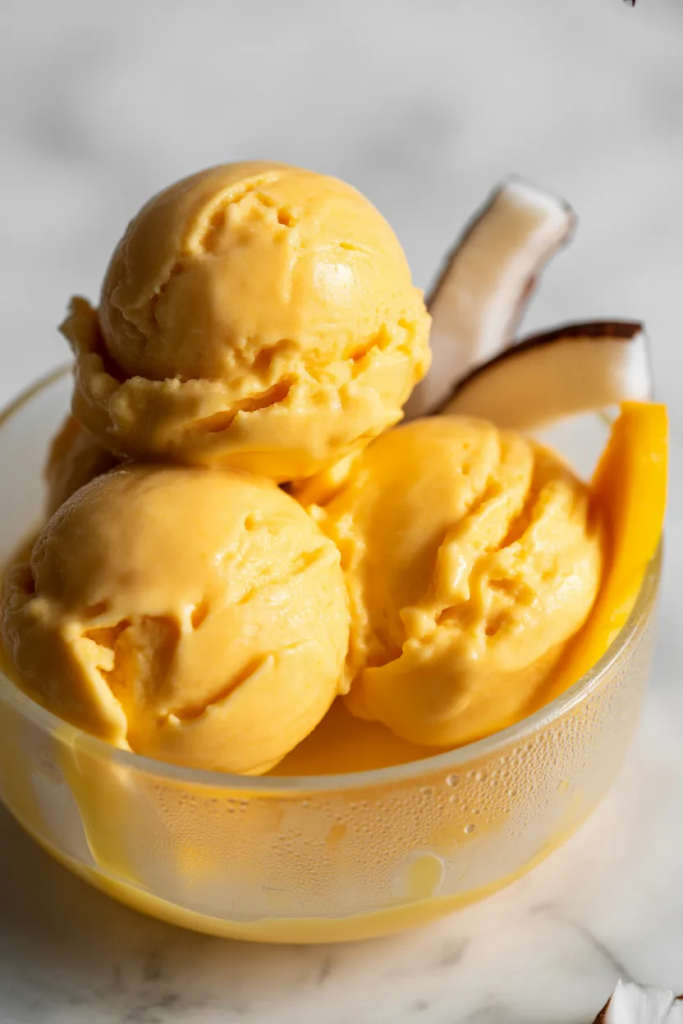 Mango Coconut Sorbet