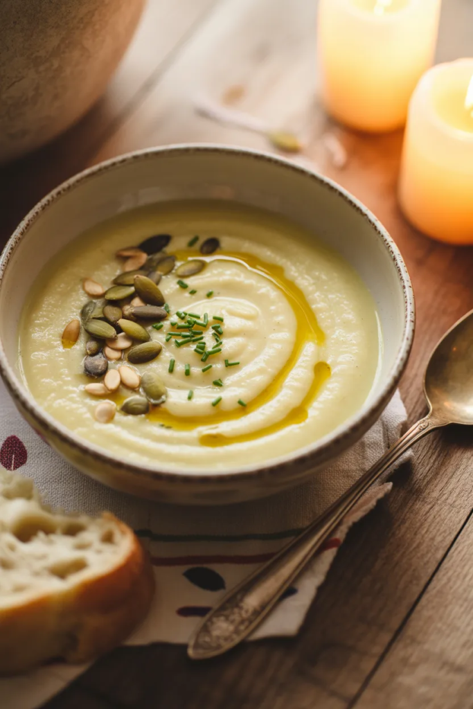 Creamy Cauliflower Soup - Healthy Comfort Food Ideas
