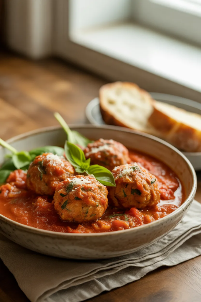 Turkey Meatballs with Tomato Sauce