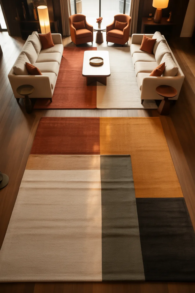 Divide the Room Into Two Functional Zone - Long Living Room Ideas