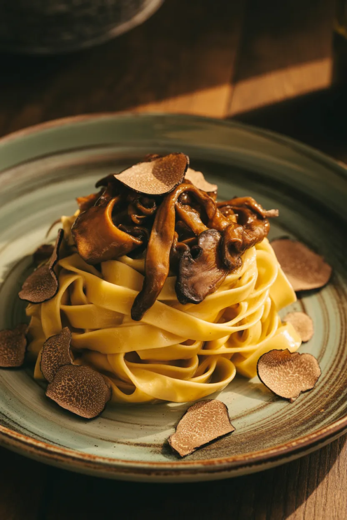 Mushroom Truffle Tagliatelle
