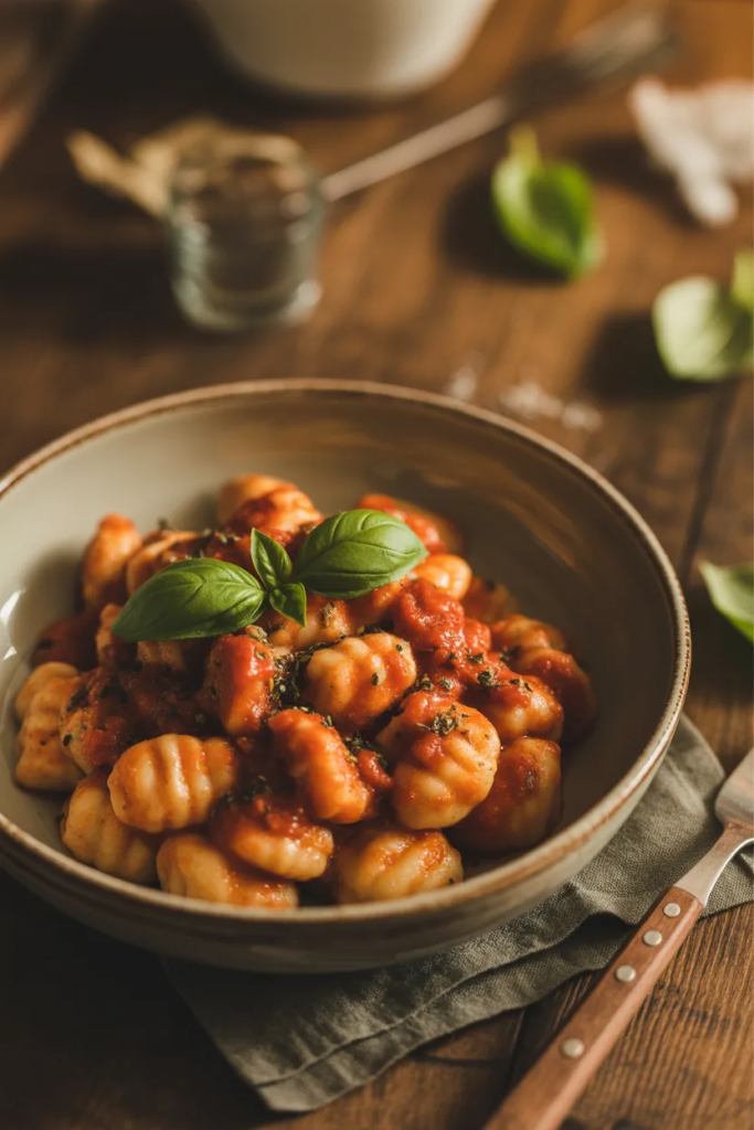 Tomato Basil Gnocchi