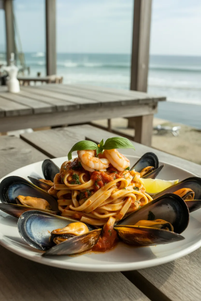 Seafood Marinara Linguine