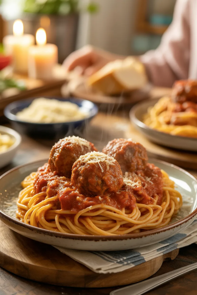 Maccheroni with Meatballs