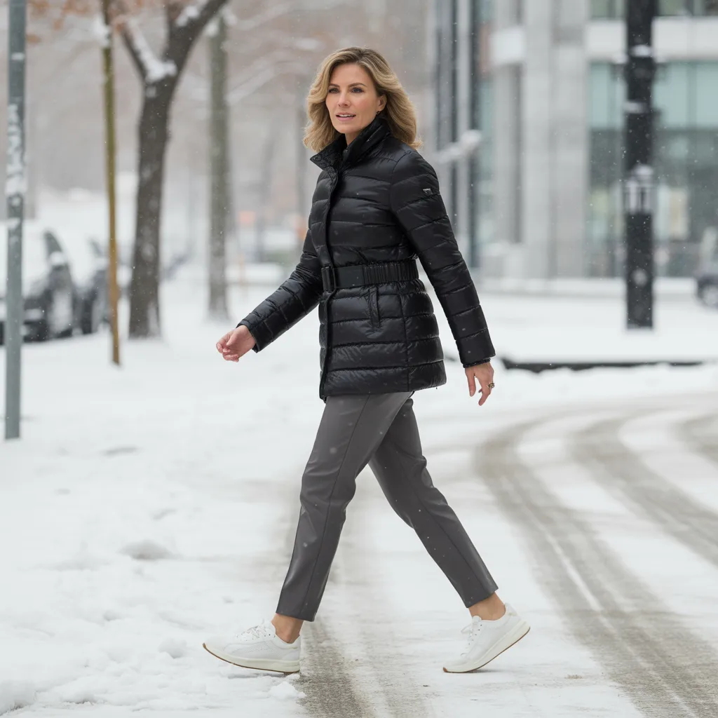 Belted Puffer Jacket