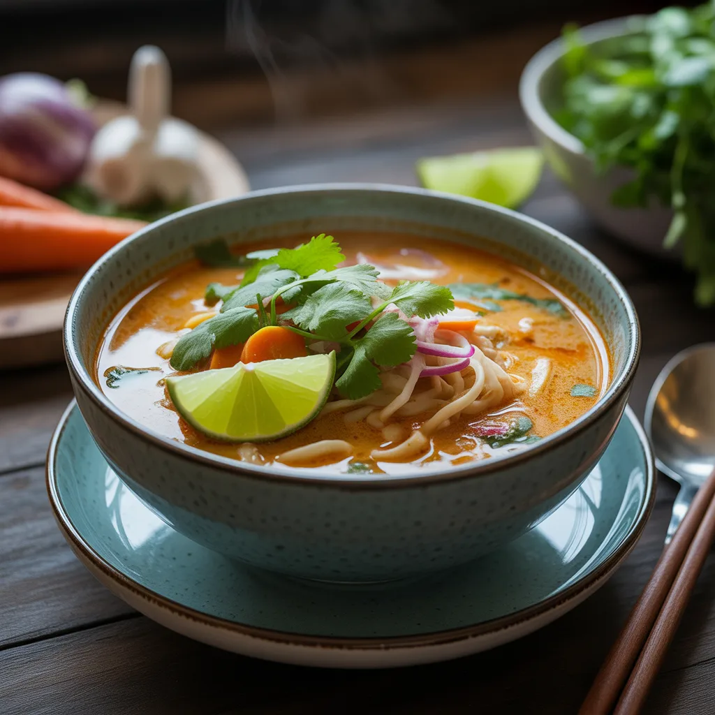 Thai Coconut Curry Soup - Winter Comfort Soup Ideas