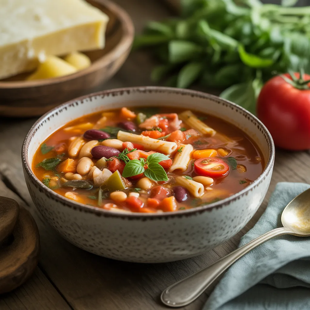 Slow Cooker Minestrone Soup