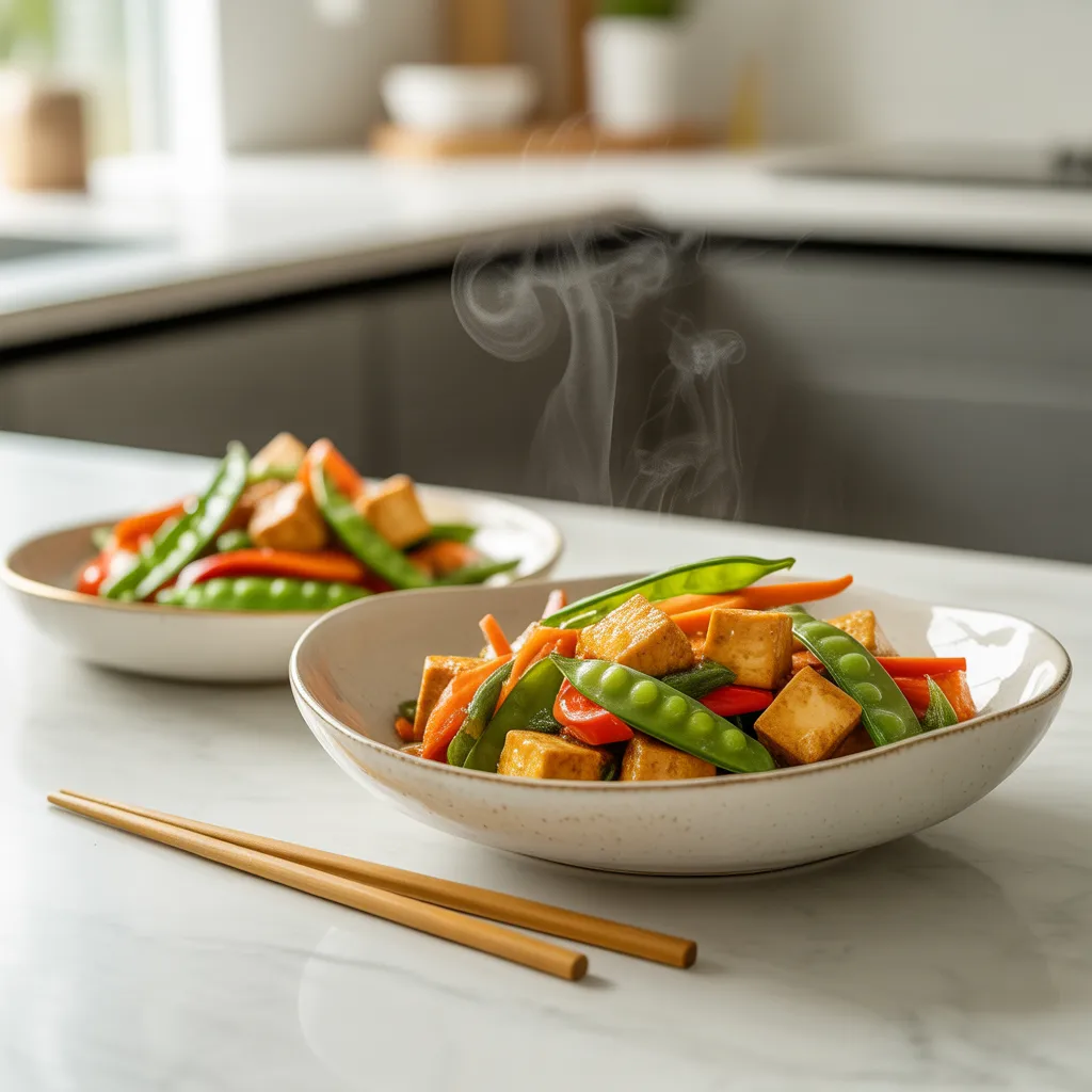 Tofu Stir-Fry Veggie Bowls