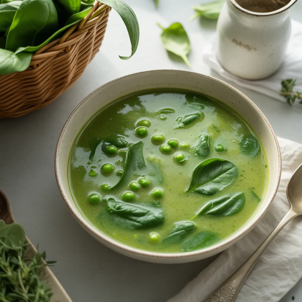Spring Green Detox Vegetable Soup