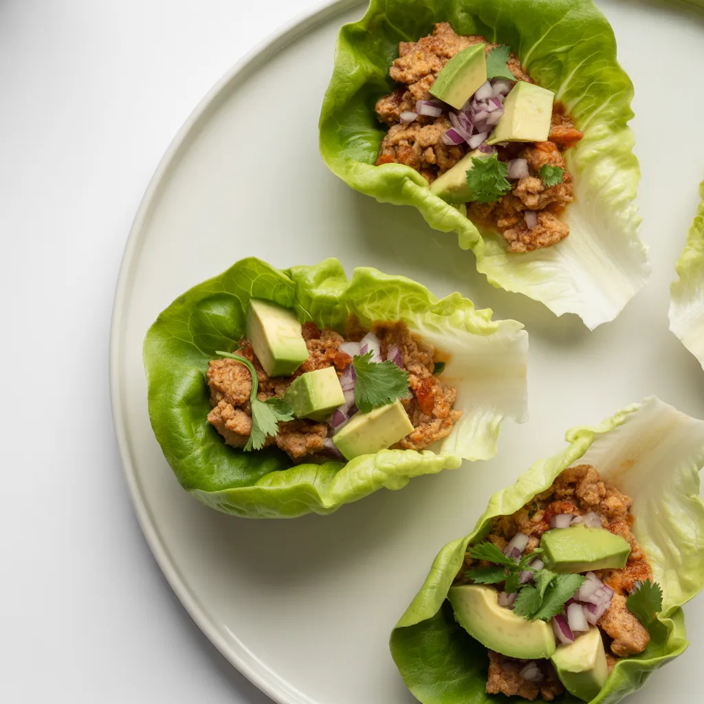 Turkey and Avocado Lettuce Wraps
