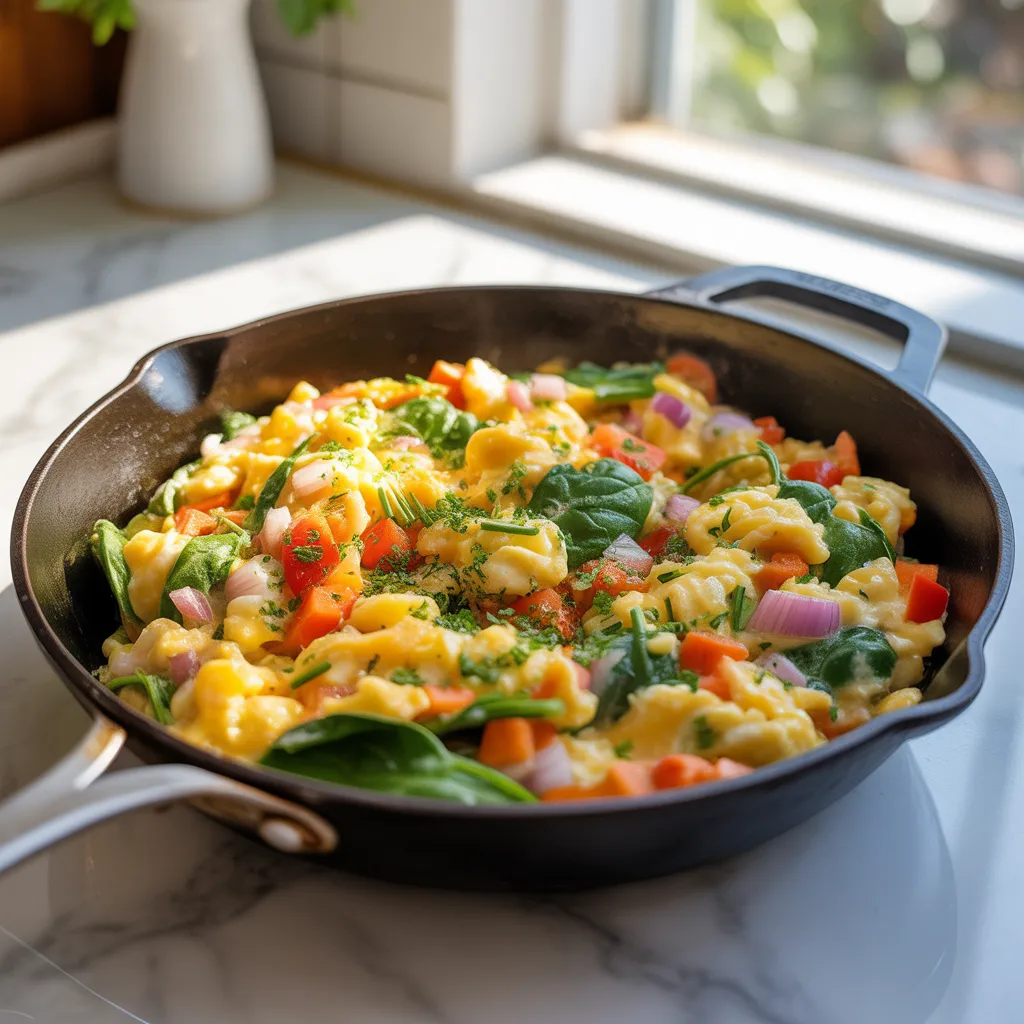 Egg and Vegetable Scramble