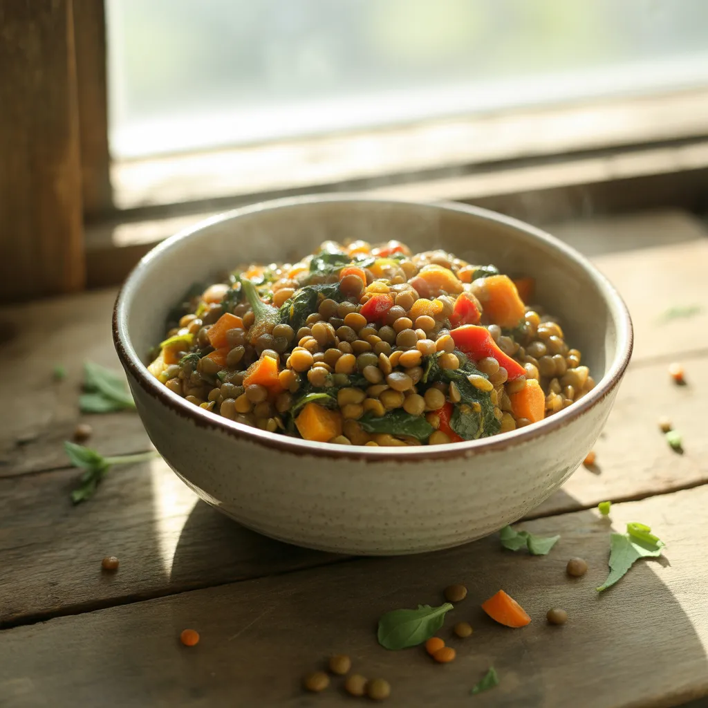 Lentil and Vegetable Bowl