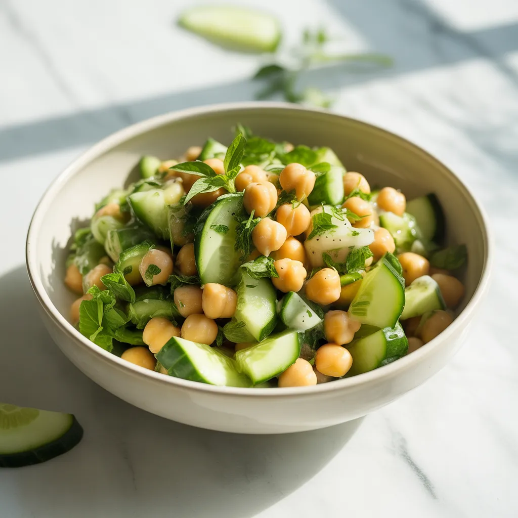 Chickpea and Cucumber Salad
