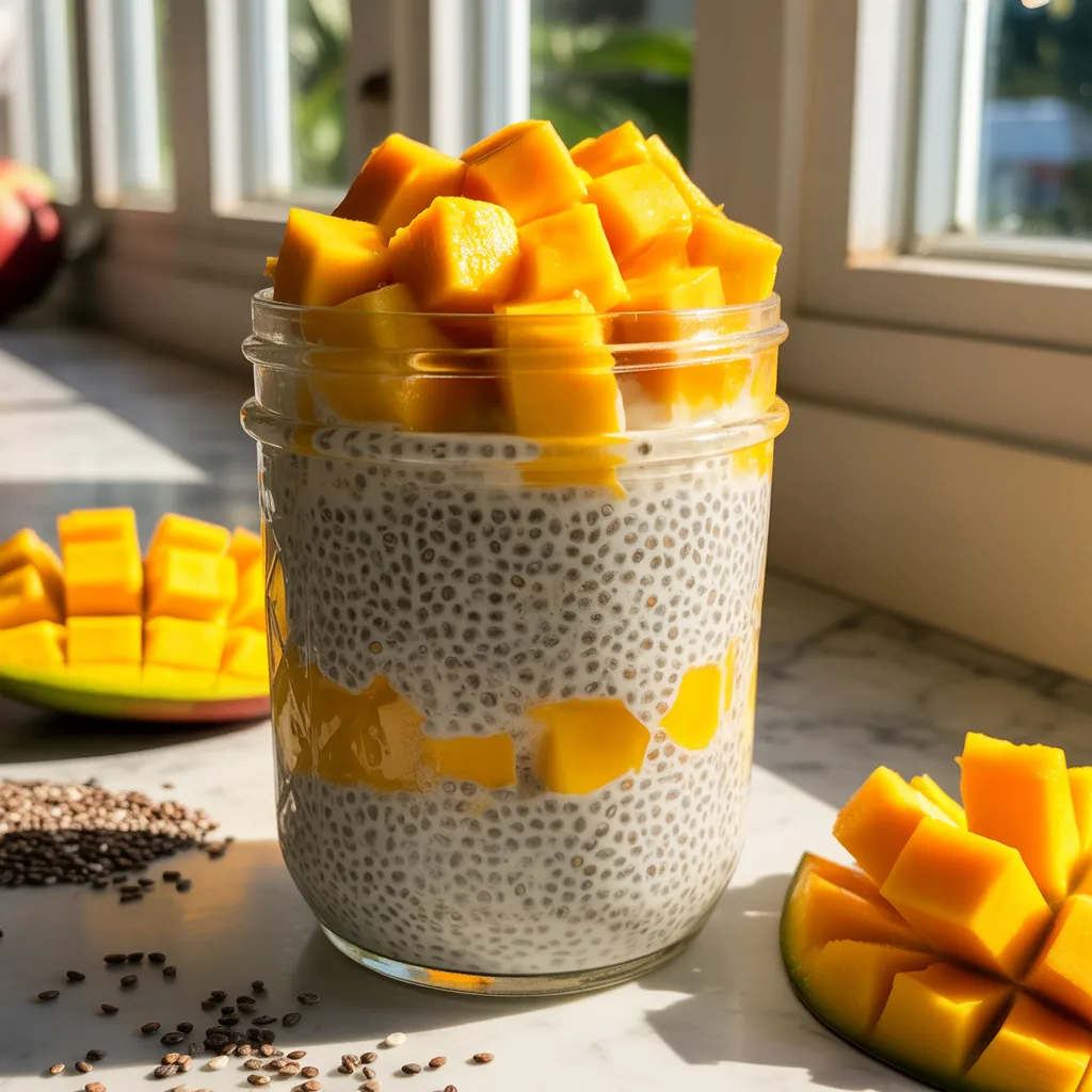 Chia Seed Pudding with Mango