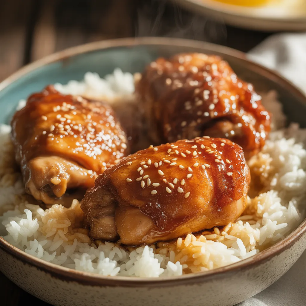 Honey Garlic Chicken Thighs