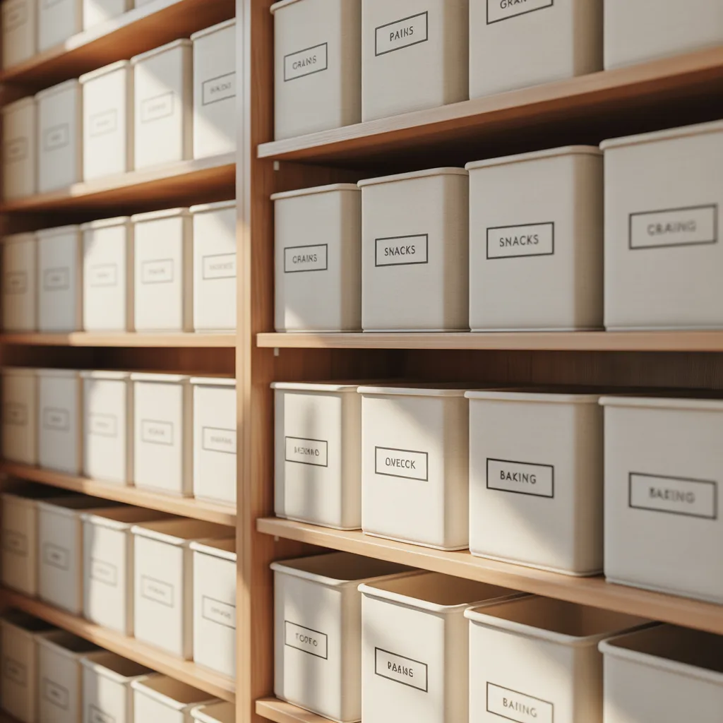 Matching Storage Bins by Category